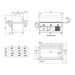 BUFFET FROID AVEC VENTILATEUR KIDS 5 RV