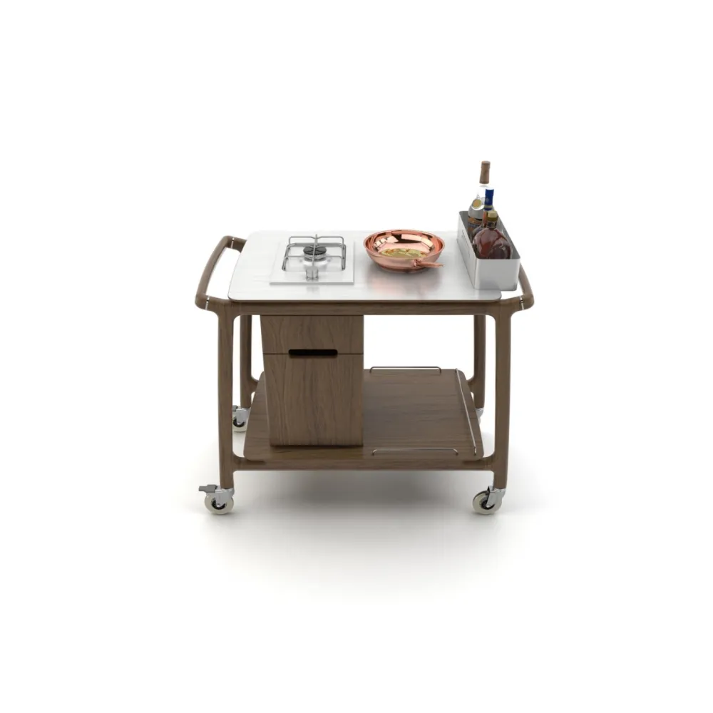 CHARIOT AVEC BRÛLEUR À GAZ SIMPLE ARIANNA F1 (005LEARI/F1)