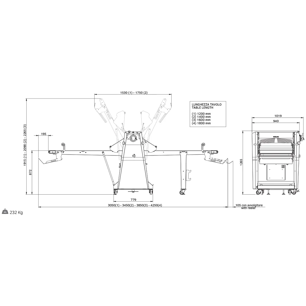 Laminoir manuel R65/16