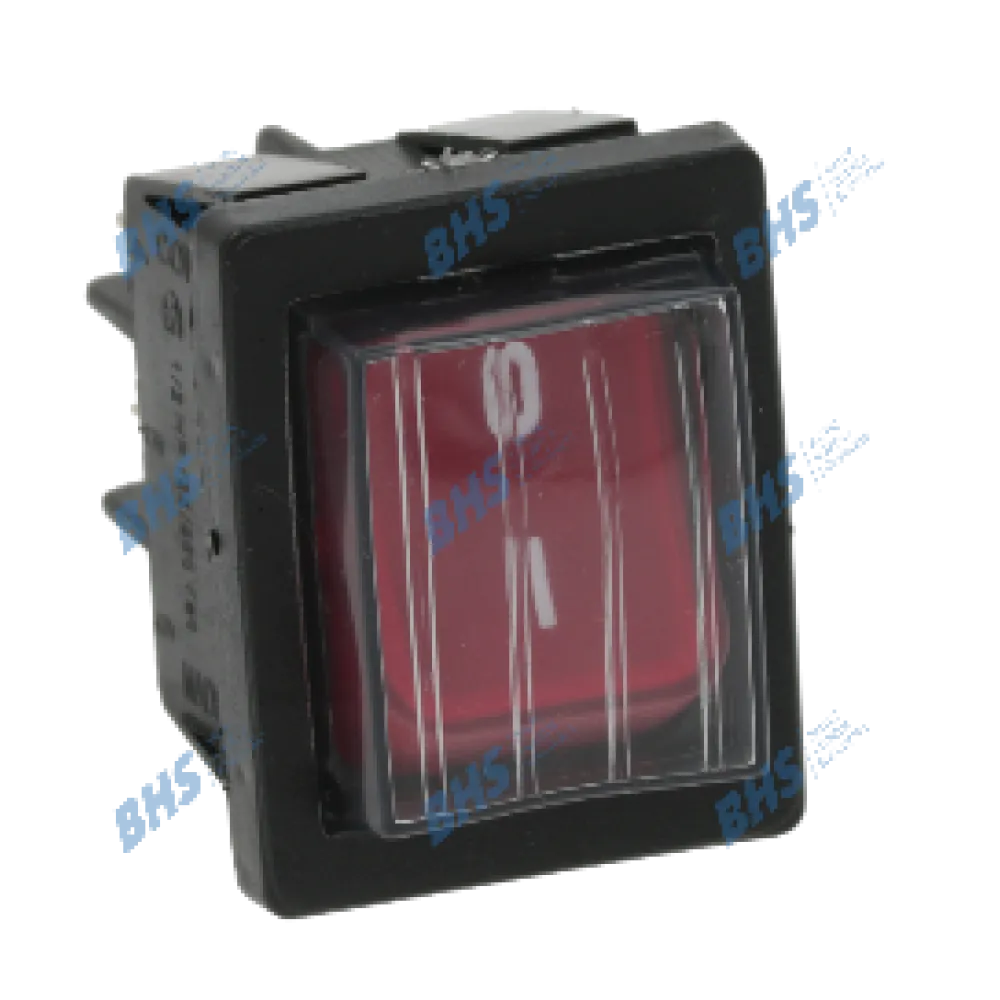 BIPOLAR SWITCH RED 16A 250V (L3319016)