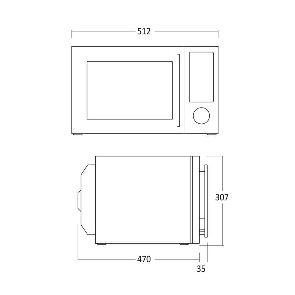 Four micro-onde MIC 2501 (33092501110000)