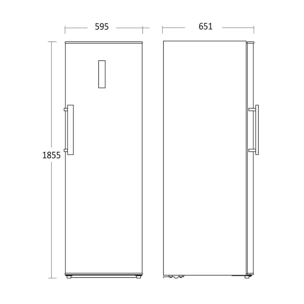 Réfrigérateur 370L SKS 452 W (57010452W10000)