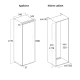 Réfrigérateur encastrable BIK 343 W (31010343W10000)