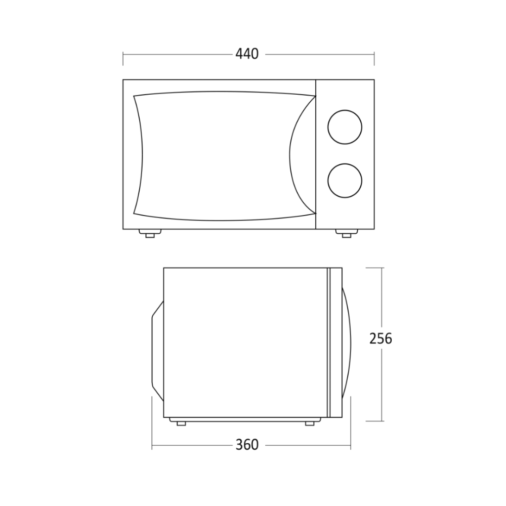 Four micro-onde MIG 20 B (33090020310000)