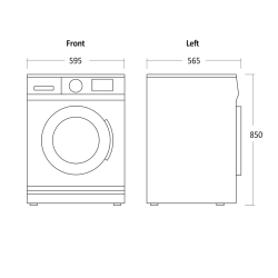 Machine à laver WAH 2808 W