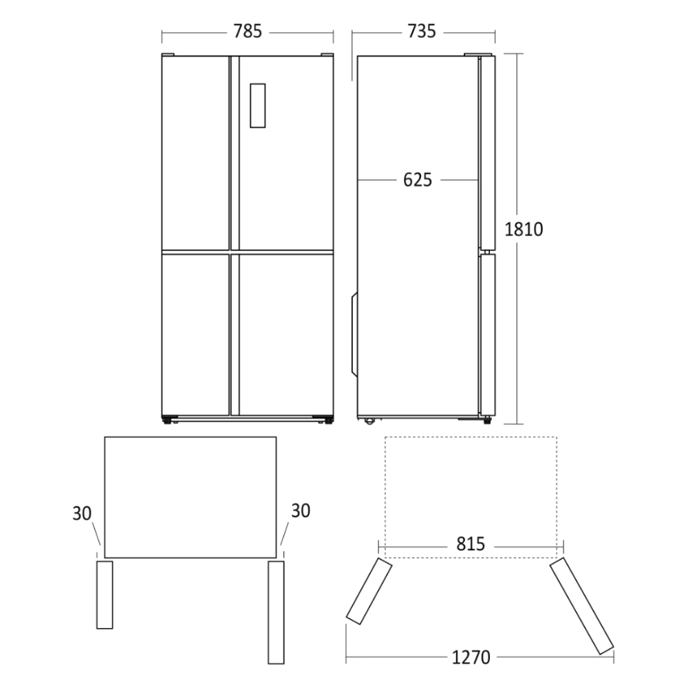 Réfrigérateur Combi SKF 481 X (01030481X10000)