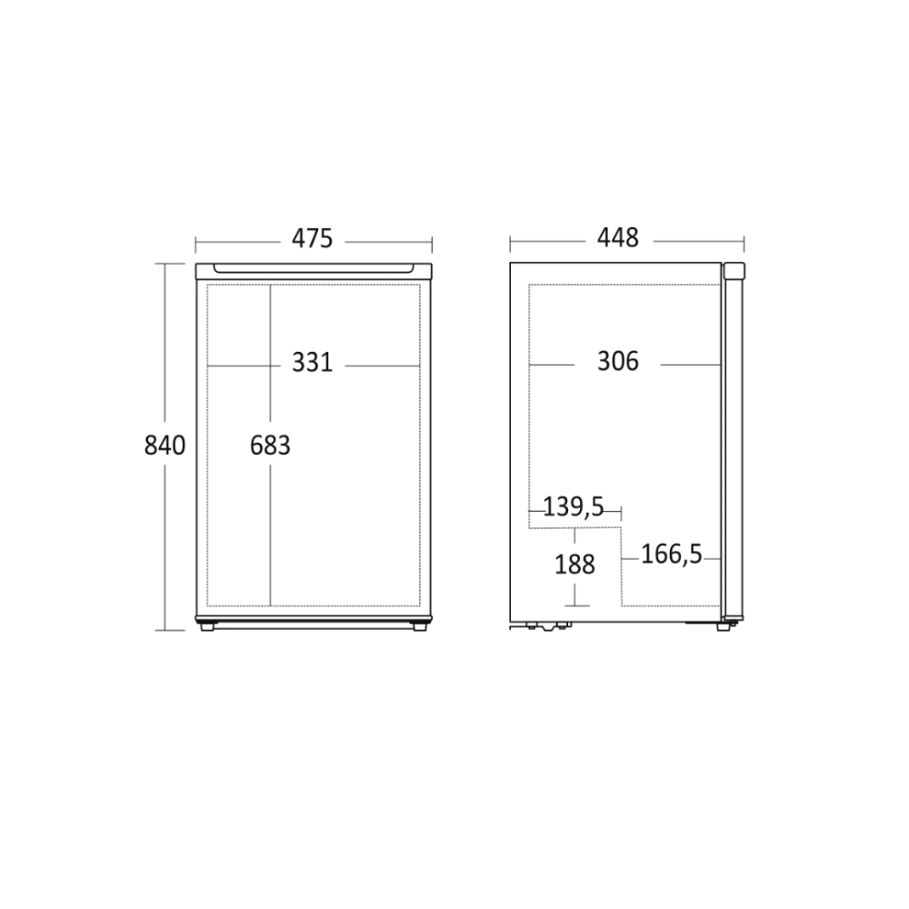 Congélateur61L SFS 61 W (57020061W10000)