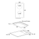 Induction stove hob K 52 Domino (33050052310000)