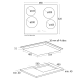 Ceramic stove hob K 61 (33050061310000)