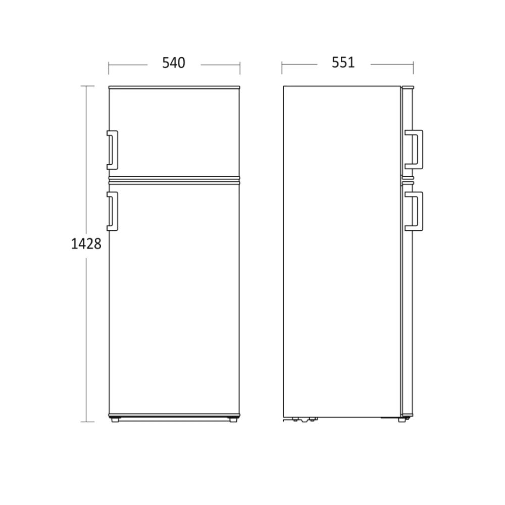 Réfrigérateur SKF 221 X (01030221X10000)