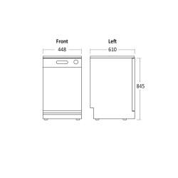 Lave-vaiselle SFO 4502 W