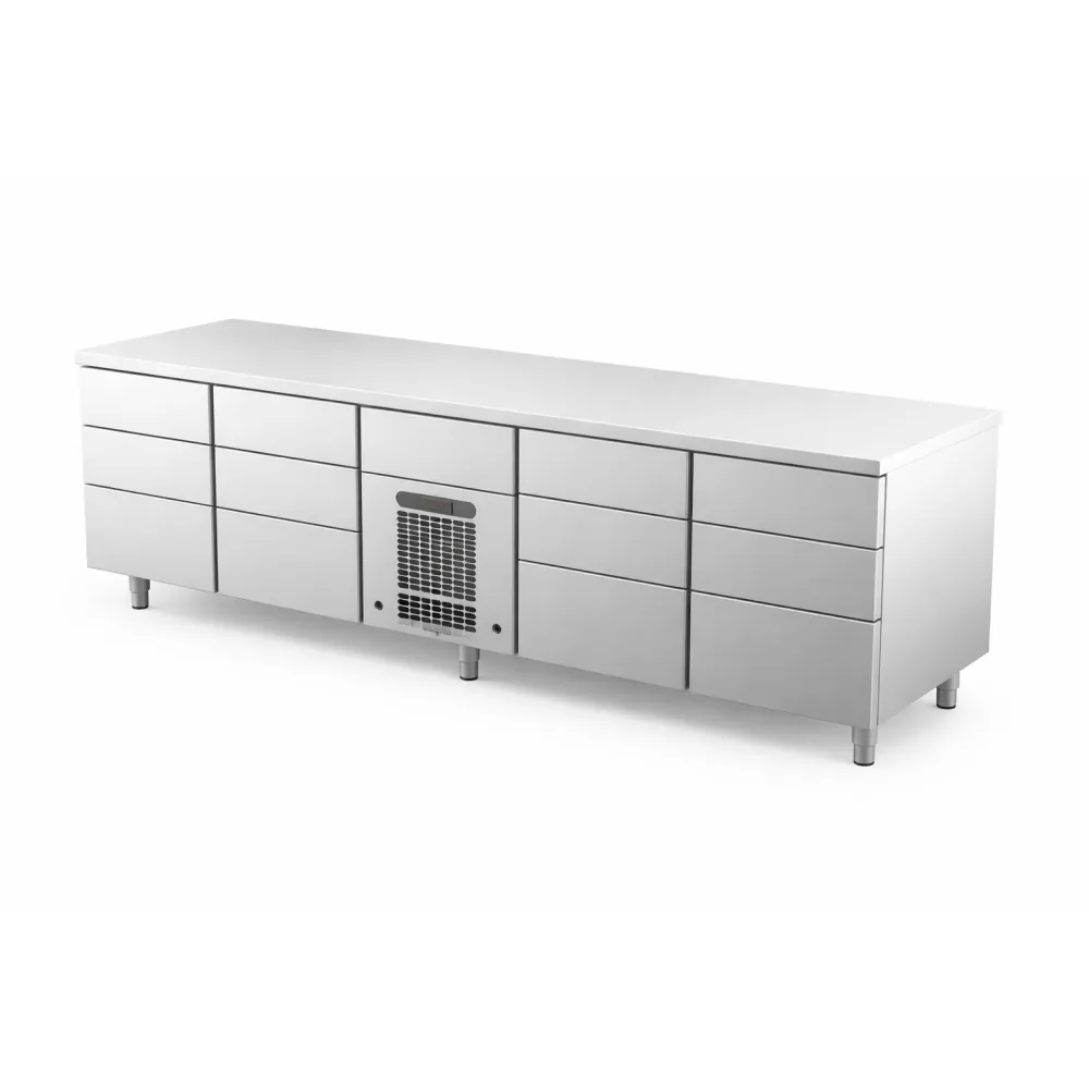 Table réfrigérée avec mécanisme de levage P424 2330 mm (FPR-E424-233/70/90)