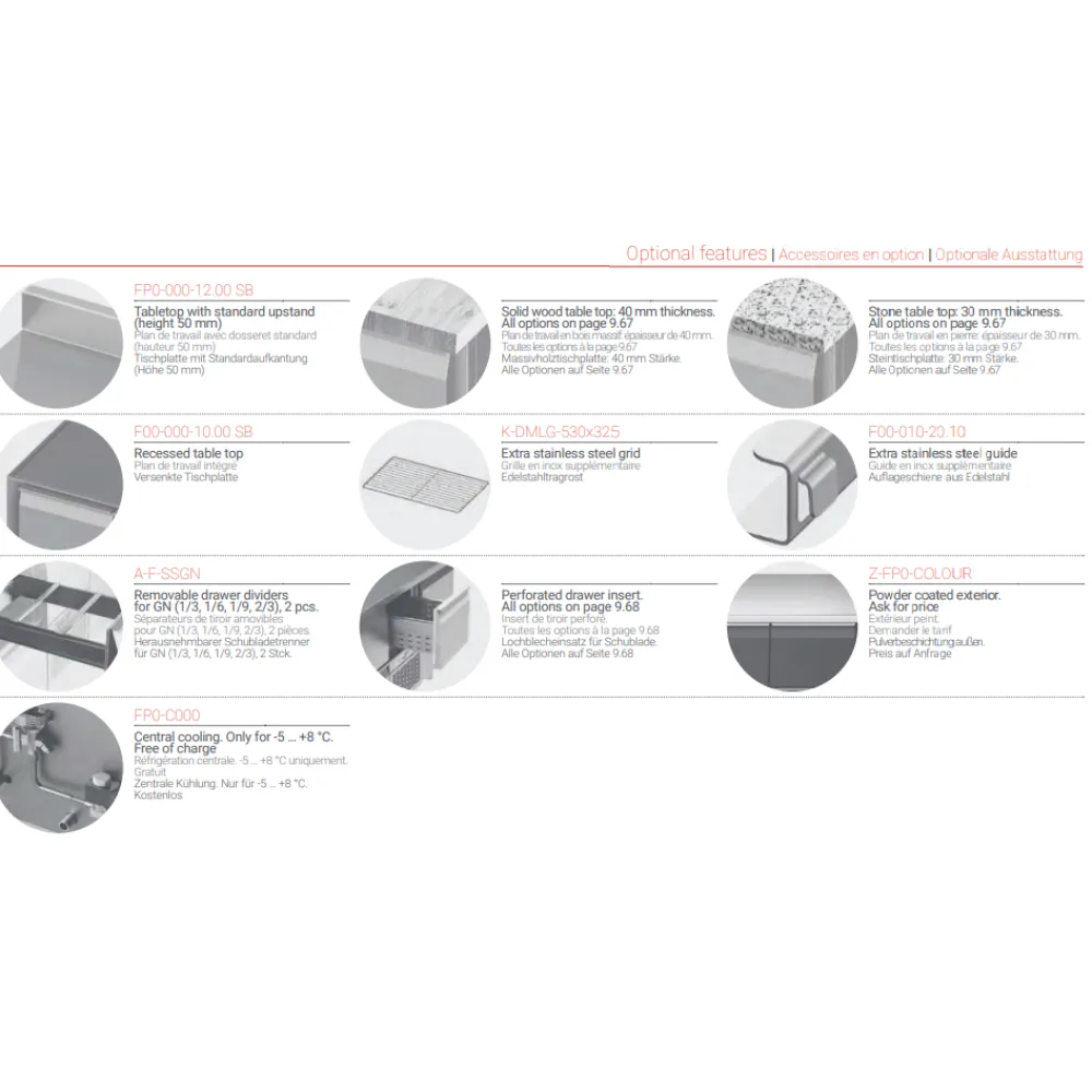 Comptoir de refroidissement avec mécanisme de levage P437 2330 mm (BHS-FPR-E437-233/70/90)