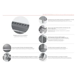 Saladette сounter P202 1300 mm