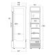 Vitrine congélateur 142 L DF217BC (59324010000DF217BC)