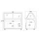 Vitrine à glace 170L SIC4WB (23424510000SIC4WB)