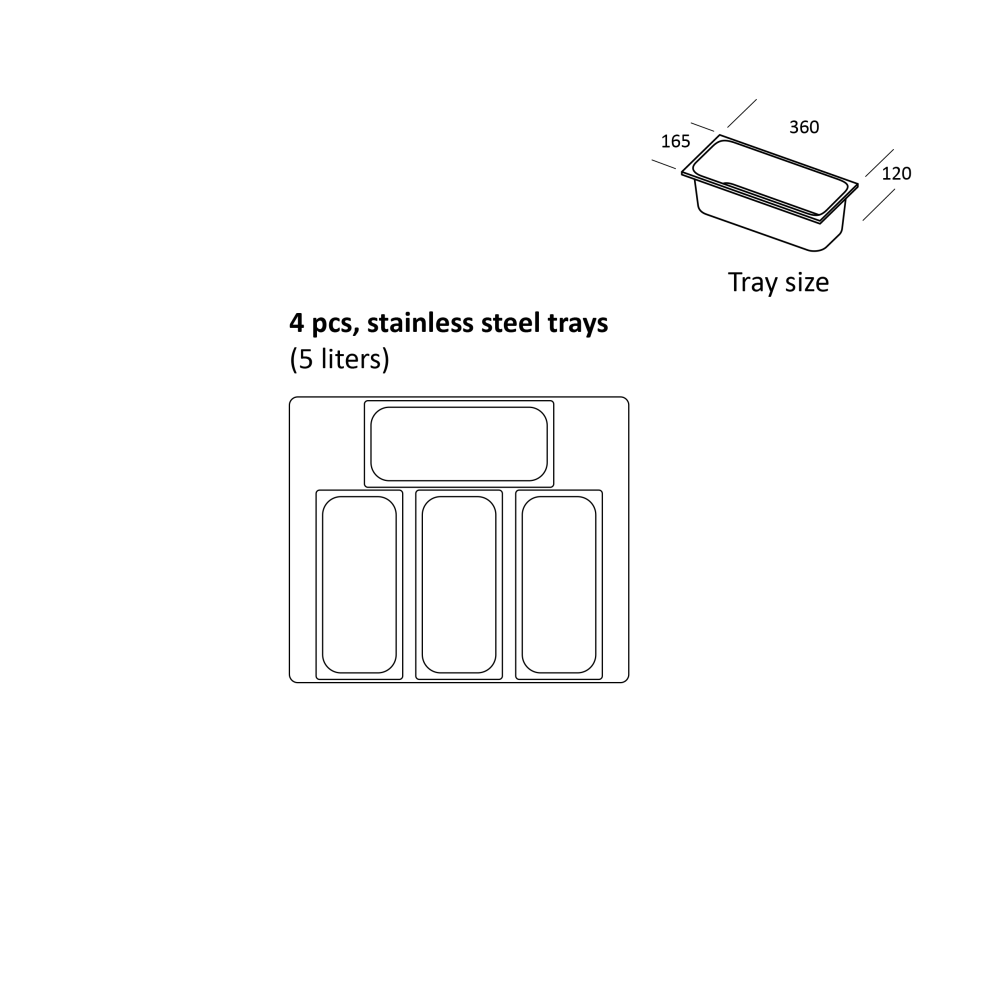 Vitrine congélateur SIC4WB (23424510000SIC4WB)