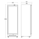 Réfrigérateur vitrine, noir 274 L DC389BD (26311110000DC389BD)