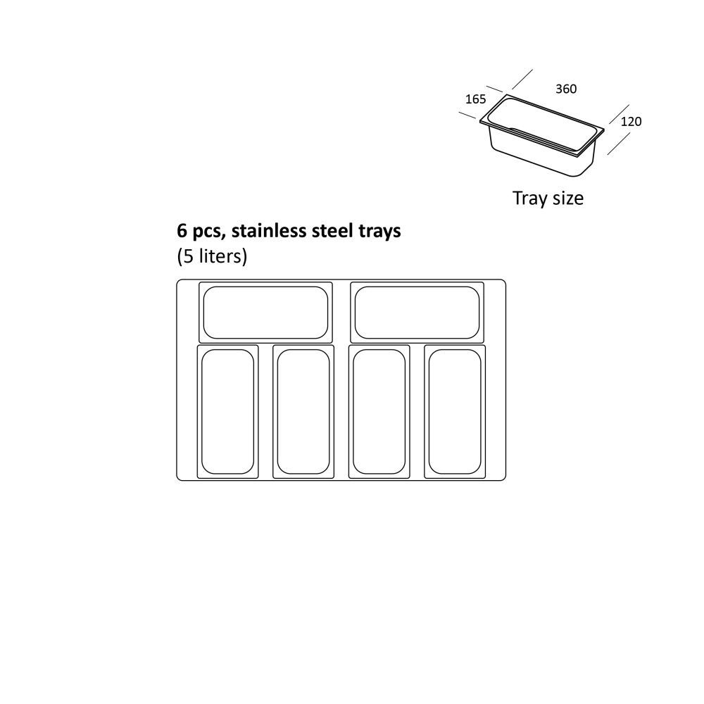 Vitrine congélateur SIC6WB (23424510000SIC6WB)