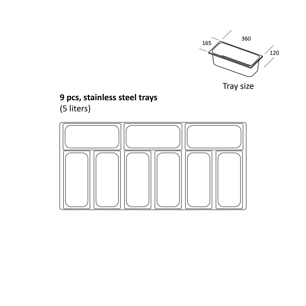 Vitrine congélateur SIC9WB (23424510000SIC9WB)