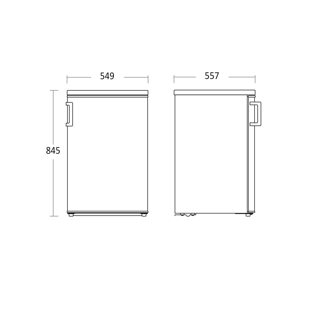 Réfrigérateur 126L RFT126WE (01013210000RFT126WE)