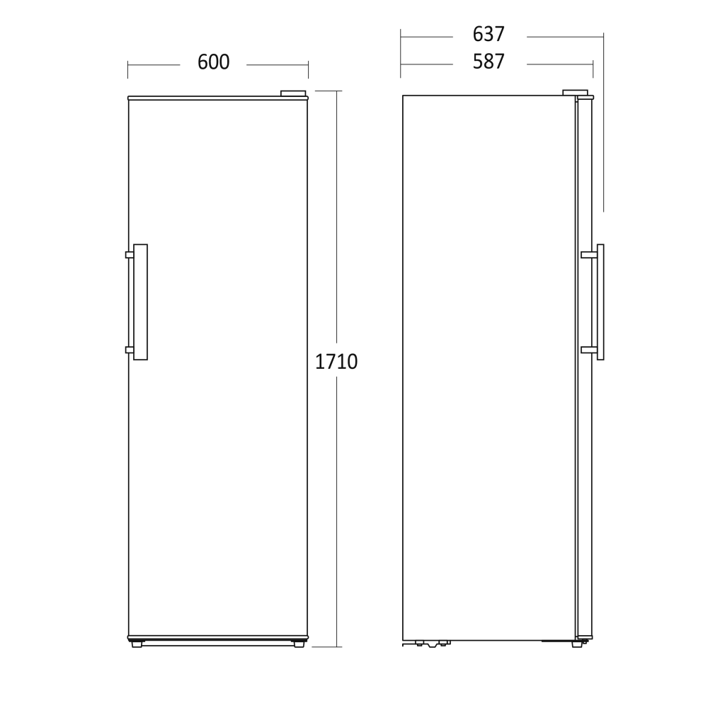 Réfrigérateur 331L SKS332WE (61013010000SKS332WE)