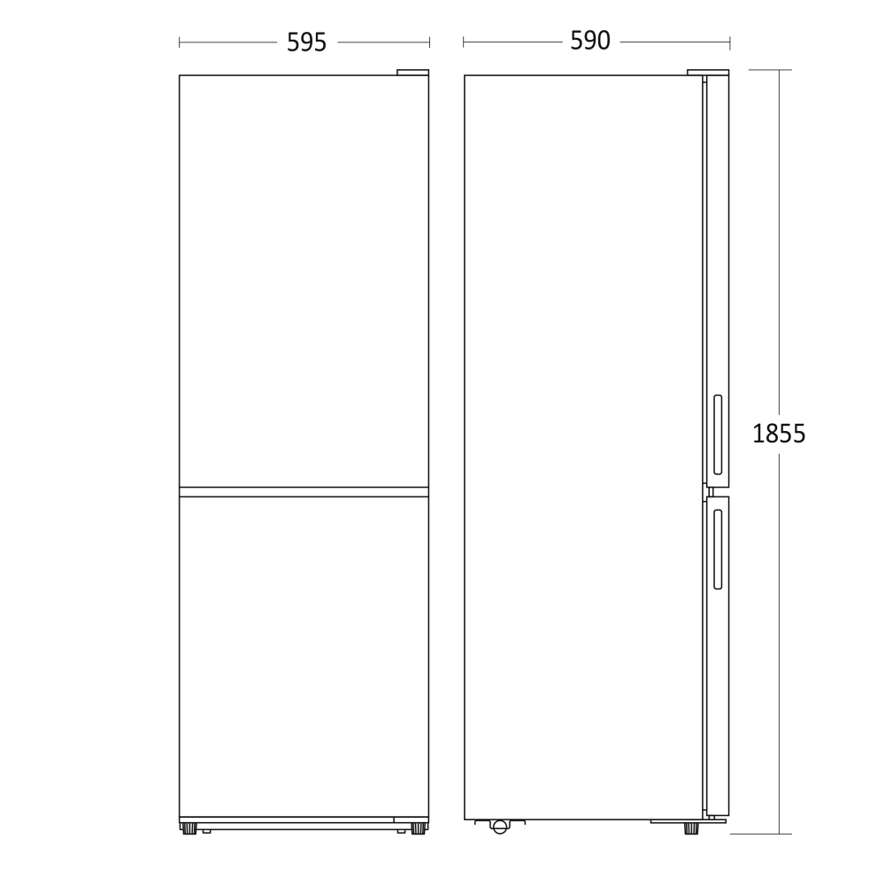 Réfrigérateur Combi SKF327WE (01033510000SKF327WE)