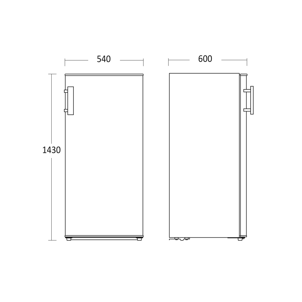 Congélateur 161L FRF161NFWE (61024010000FRF161NFWE)