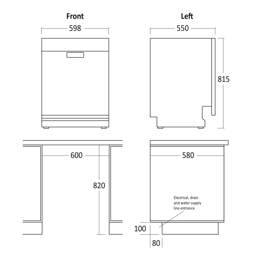 Lave-vaisselle DWI1442WC (33102310000DWI1442WC)