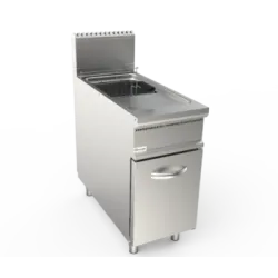 Friteuse à gaz avec armoire 22L LADYQ 900 LQ/FLG1V22
