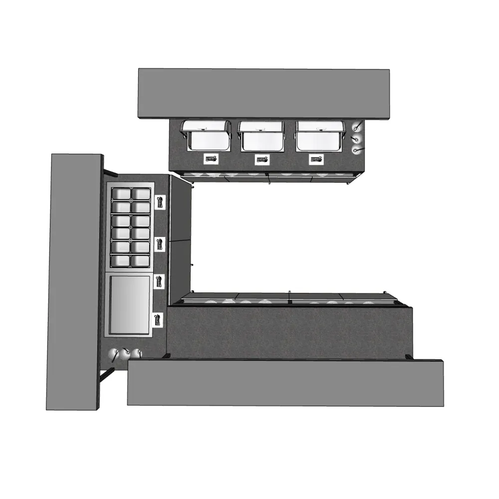 Module neutre en libre-service sur mesure (BHS-BV3-N)