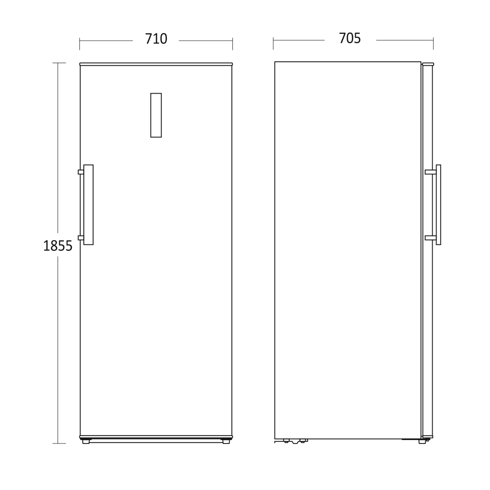 Congélateur 380L SFS 381 BX (01020381BX10000)