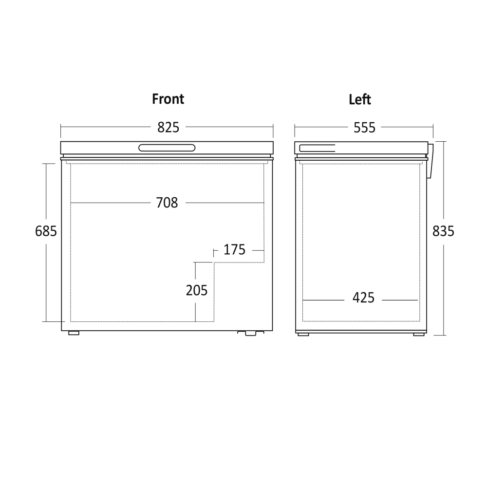 Congélateur coffre 199L CF200WD (01124210000CF200WD)