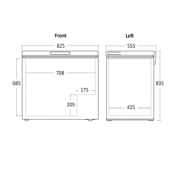 Congélateur coffre 199L CF200WD