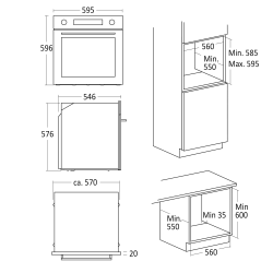 Four encastrable XO 6500