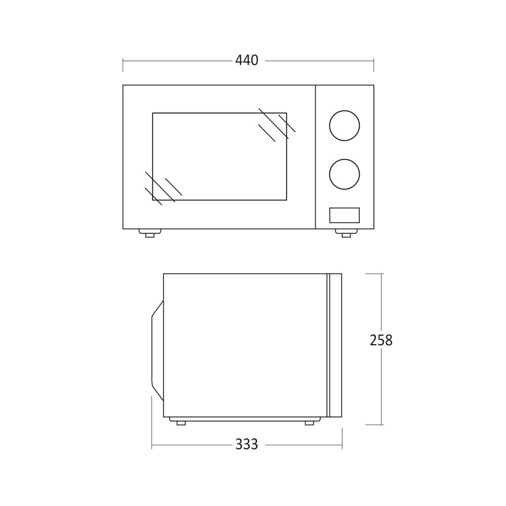 Four micro-onde MWS20B (33097010000MWS20B)