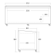 Vitrine de magasin 690L SIF900ADGD (23424410000SIF900ADGD)