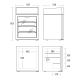 Vitrine congélateur 88L SD92E (27320092E10000)