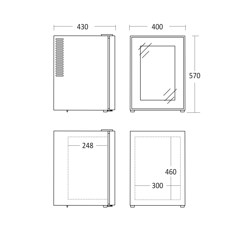 Mini-bar 34L MB 34 BGD (43010034BGD10000)