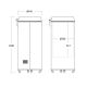 Refroidisseur de boissons impulsionnel 58L CC66BBCAN (26311210000CC66BBCAN)