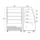 Vitrine froide 209L OFC90B (263114OFC90B)