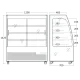 Vitrine froide 283L OFC120BG (263114OFC120BG)
