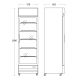 Réfrigérateur vitrine, blanc 280L SD 417 E (26310417E110000)