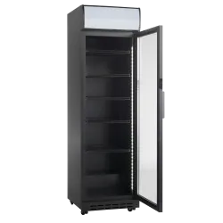 Réfrigérateur vitrine, noir 360L SD 420 BE