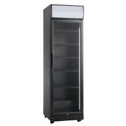Réfrigérateur vitrine, noir 360L SD 420 BE