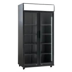 Réfrigérateur vitrine, noir 437 L SD 881 BHE