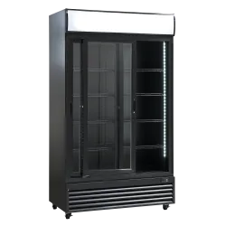 Réfrigérateur vitrine, noir, 670 L SD 1002 BSLE