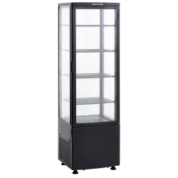 Vitrine réfrigérée, noire 176 L RTC 237 BE