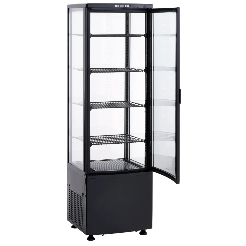 Vitrine réfrigérée, noire 176 L RTC 237 BE (19310237BE10000)