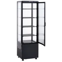 Vitrine réfrigérée, noire 176 L RTC 237 BE